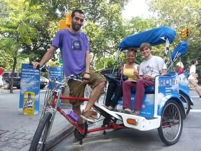 pedicab sponsored free rides
